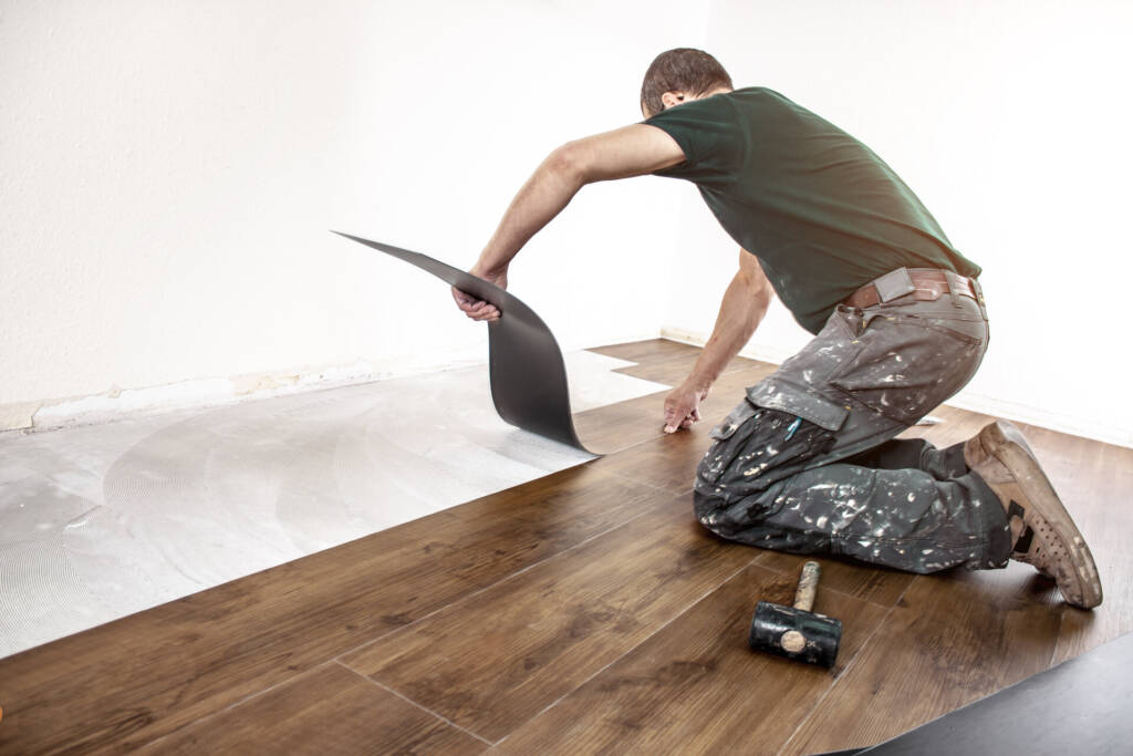 Vinyl floor covering
