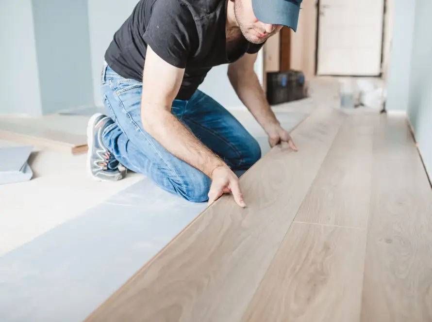 Vinyl floor covering