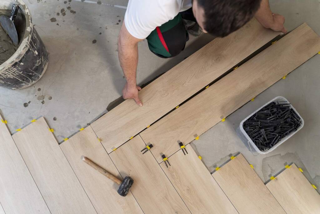 Vinyl floor covering
